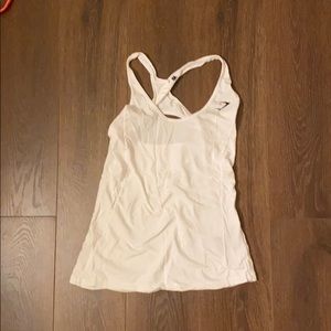 White Gymshark Tank Top